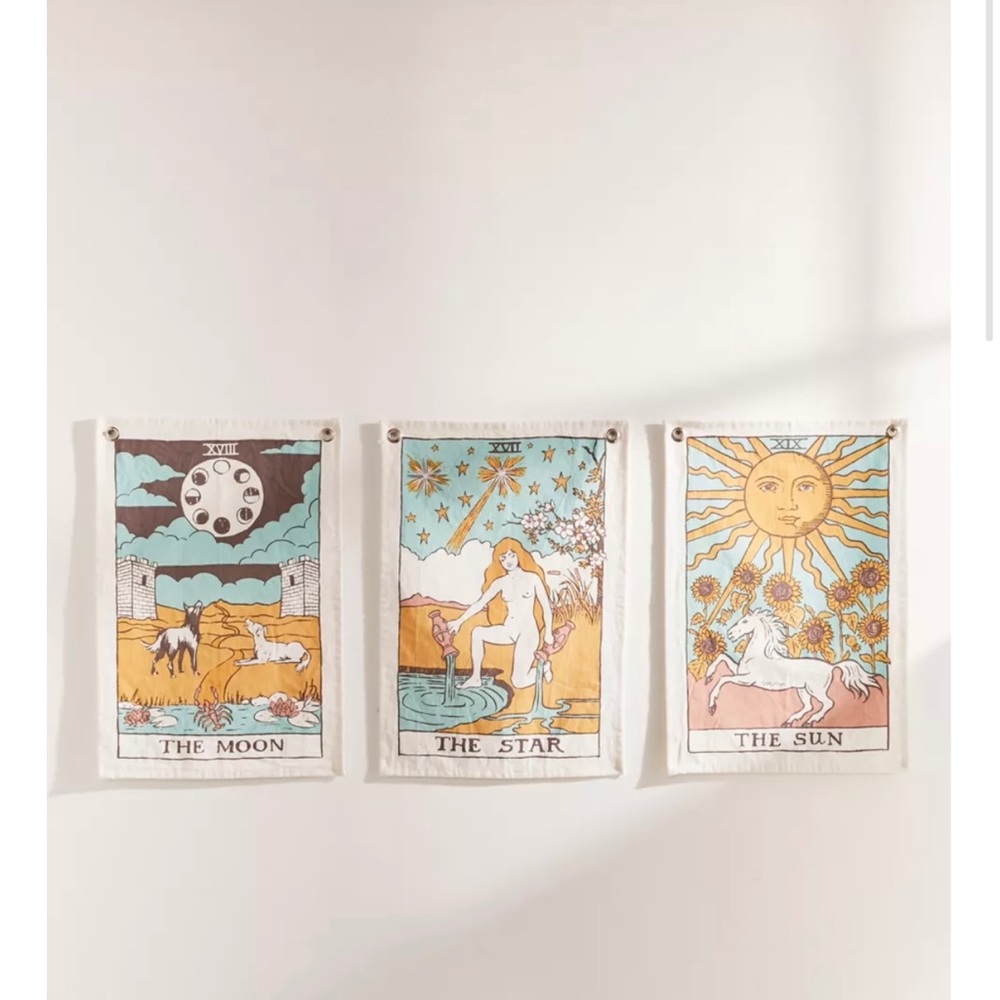 sun moon & star tapestry
